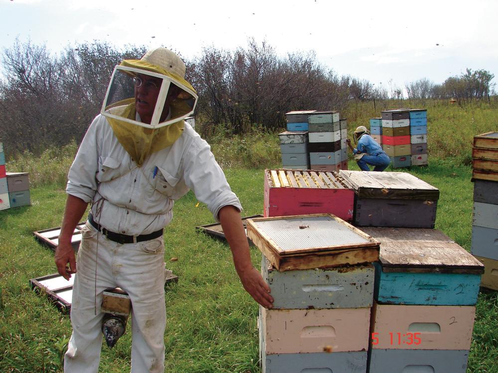 A commercial beekeeper.