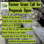 Farmer Grant Call For Proposals Open - Proposals Due 5 p.m. EST Dec 9, 2025