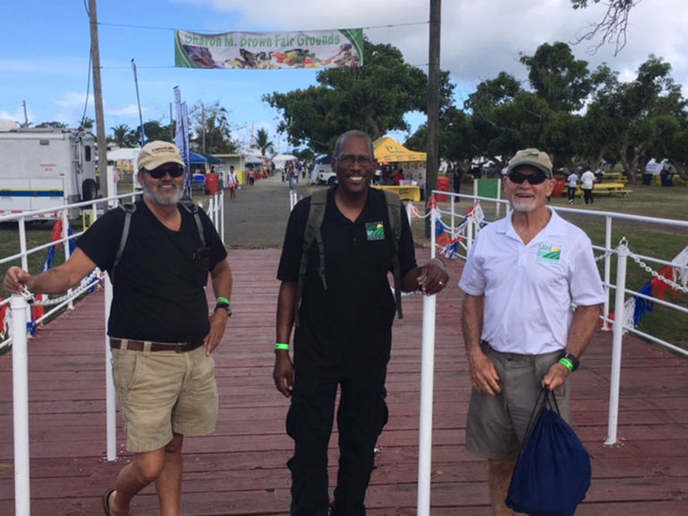 Agrifest Three people standing together at Agrifest
