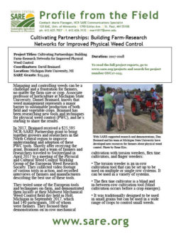 Profile from the Field Screenshot of article about Building Networks for Weed Control
