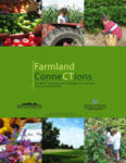 Farmland Connections Cover Page bordered with 6 different pictures of crops and farms