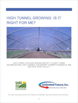 High Tunnel Growing: Is it Right for Me? Cover