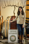 Whitney Beaman at the Long Island Sustainable Winegrowing center