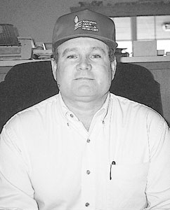 Dale Artho portrait in black and white