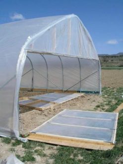 Hoop House construction 