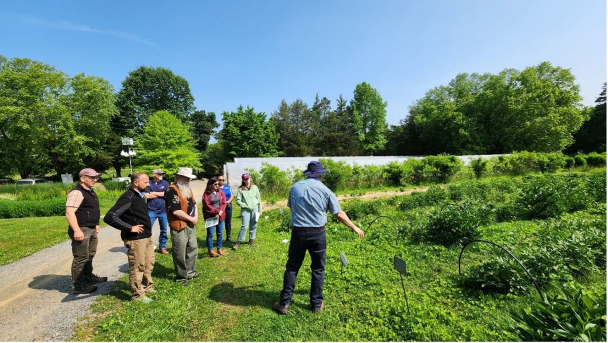 SARE Fellows tour VSU Wollam Gardens