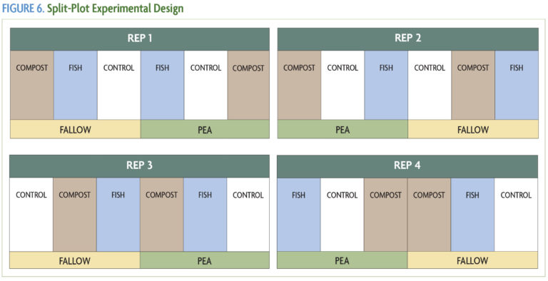Figure 6 Split-Plot Experimental Design chart