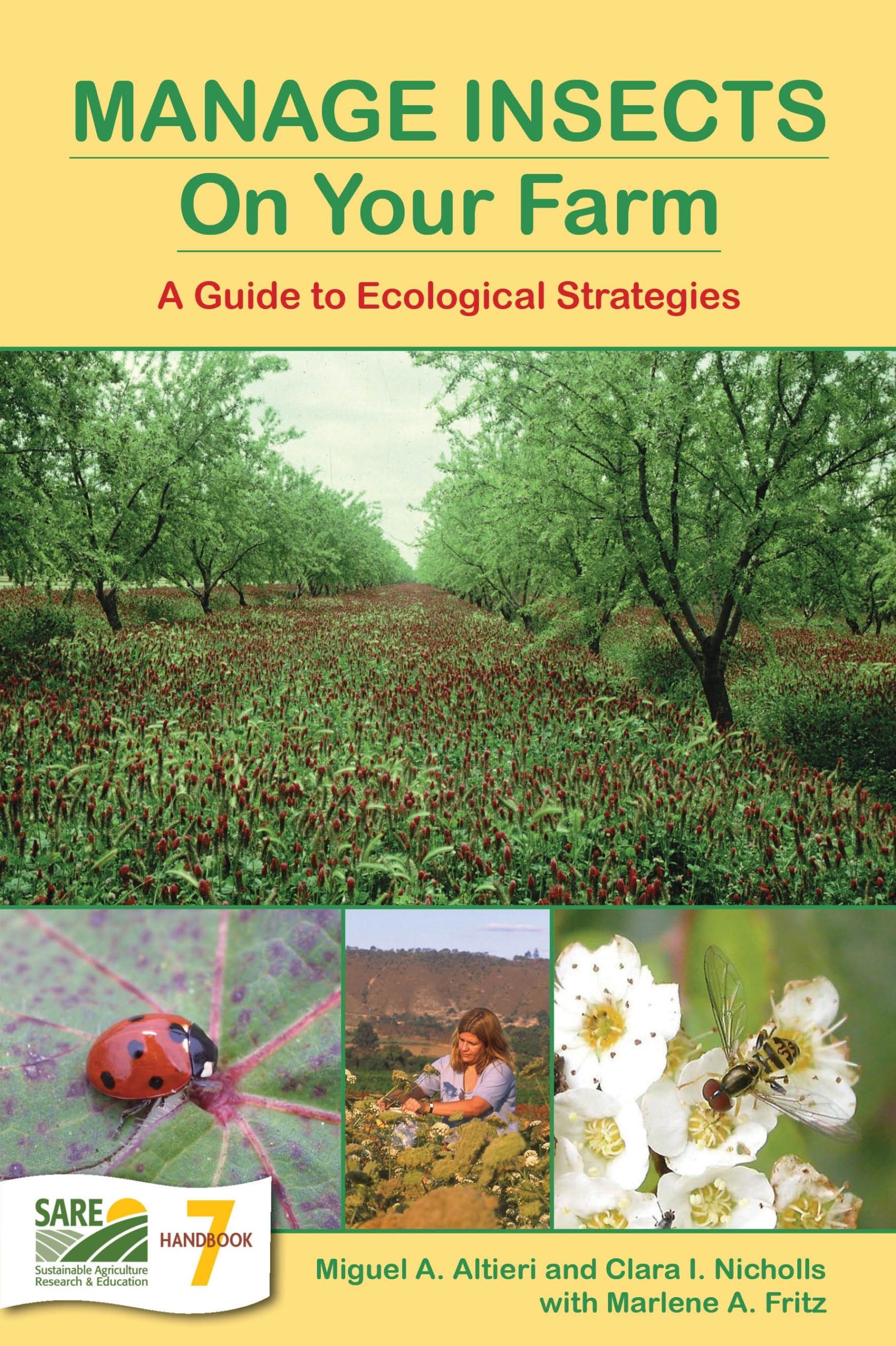 Manage Insects Cover featuring 5 pictures of farms and insects