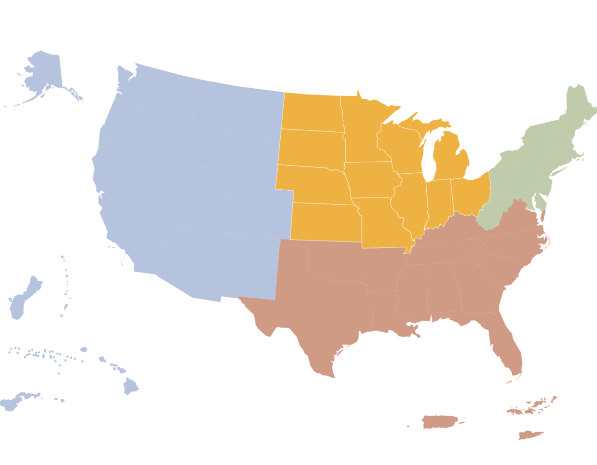 Map of North Central SARE