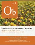 Oilseed Opportunities for Wyoming bulletin cover with orange fields of oilseed