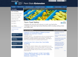 Penn State Extension website