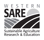 logo Western SARE logo in black and white