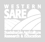 logo Western SARE logo in gray and white