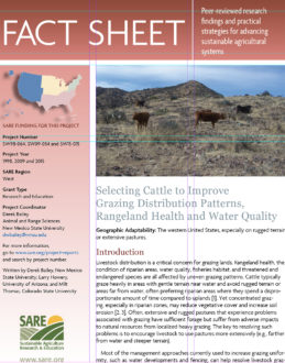 Selecting Cattle Factsheet