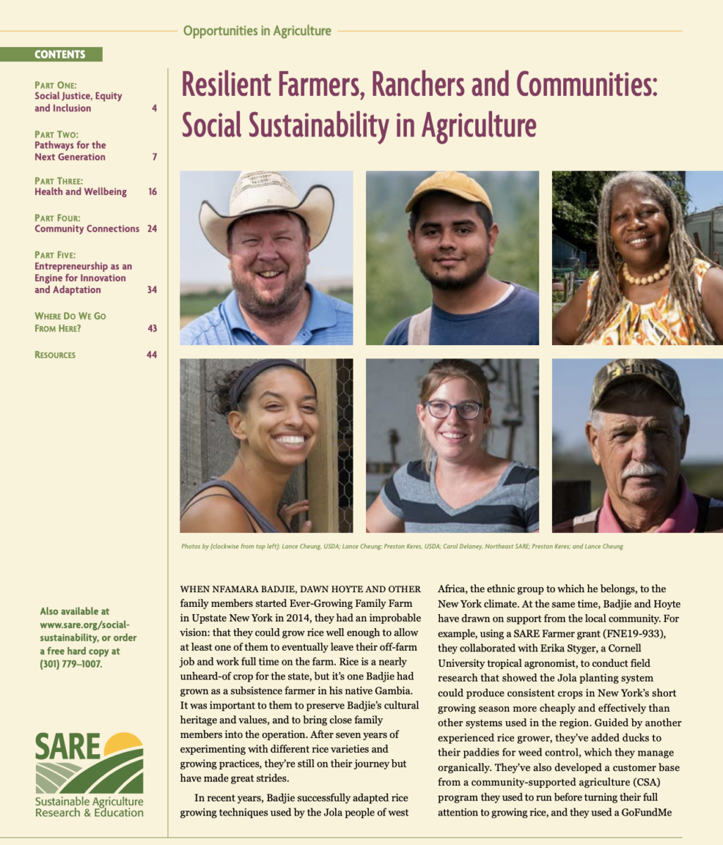 Cover image of Resilient Farmers, ranchers and communities bulletin