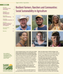 Cover image of Resilient Farmers, ranchers and communities bulletin