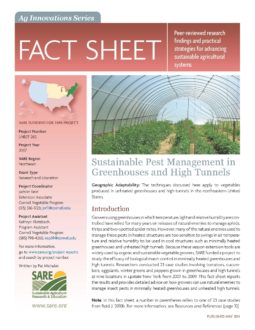 Agricultural innovations series fact sheet