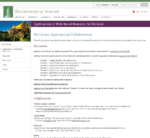 https://www.uvm.edu/tourismresearch/agritourism/?Page=northeast.html Screenshot of UVM website about agritourism