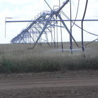 water irrigation system in the field water irrigation system in the field
