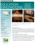 Education Innovation cover for Winter Storage Options for the Northeast featuring processing harvested vegetables