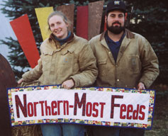 Catherine and Ben Albert, growers of organic feed