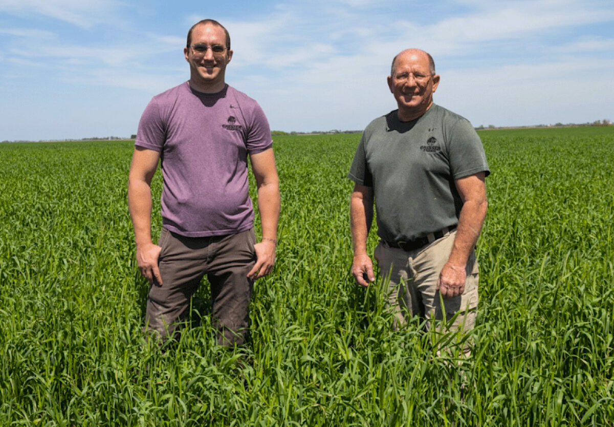 A portrait of Chris and Ray Gaesser