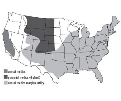 United States Map of Medics Growth
