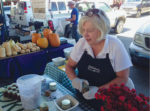 farmer at farmers market