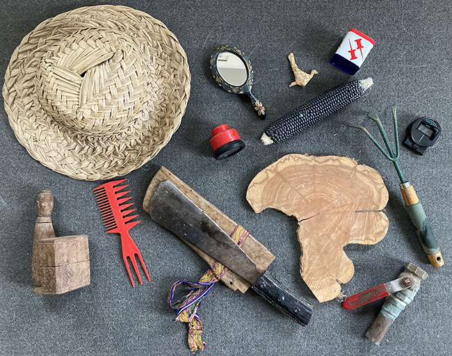 random assortment of items on a table